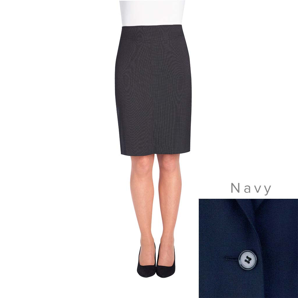 Juliet Straight Skirt Navy