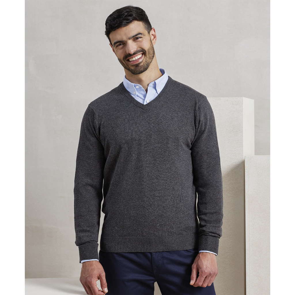 Premier PR694 V-neck Knitted Sweater