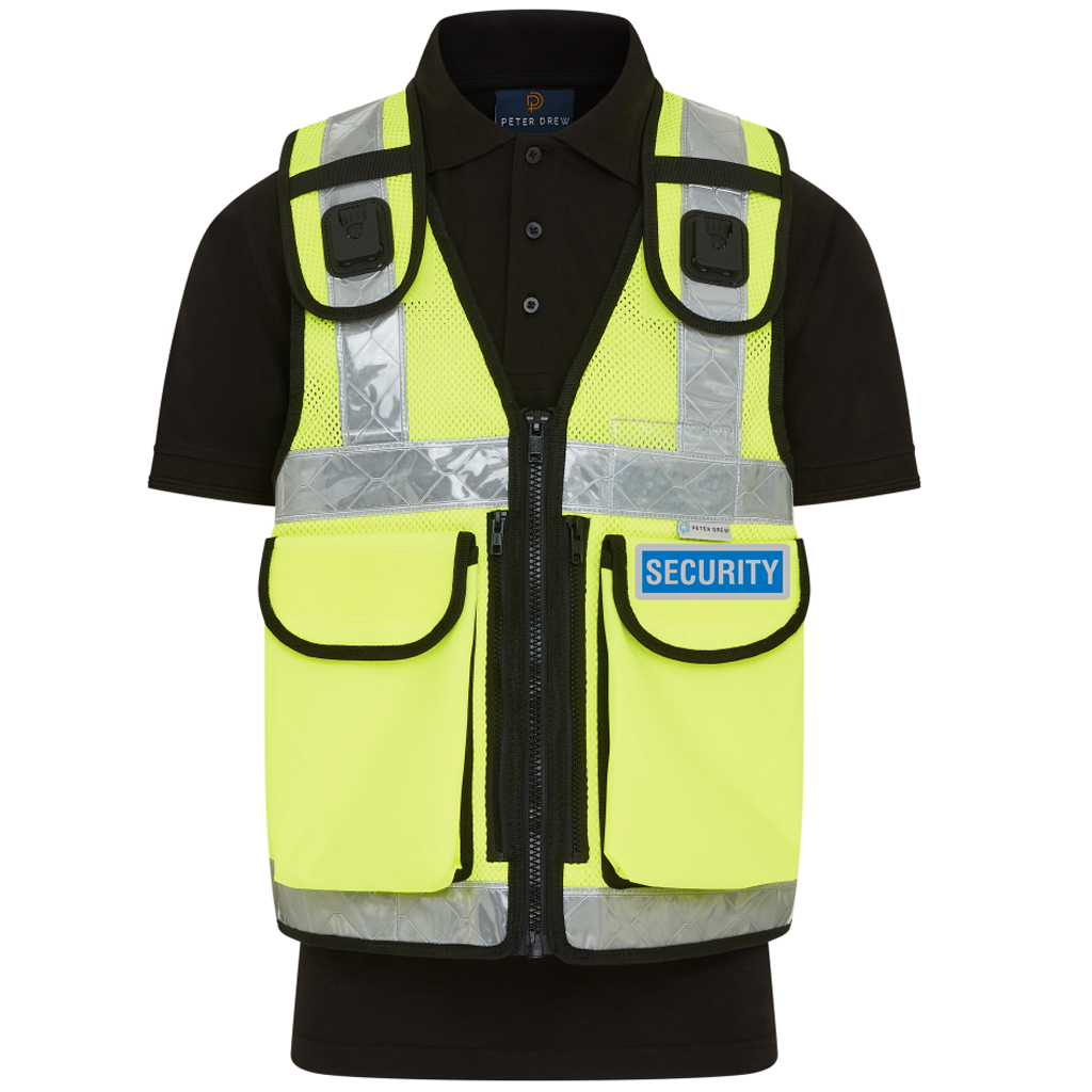 Tactical Utility Vest with Security Badges