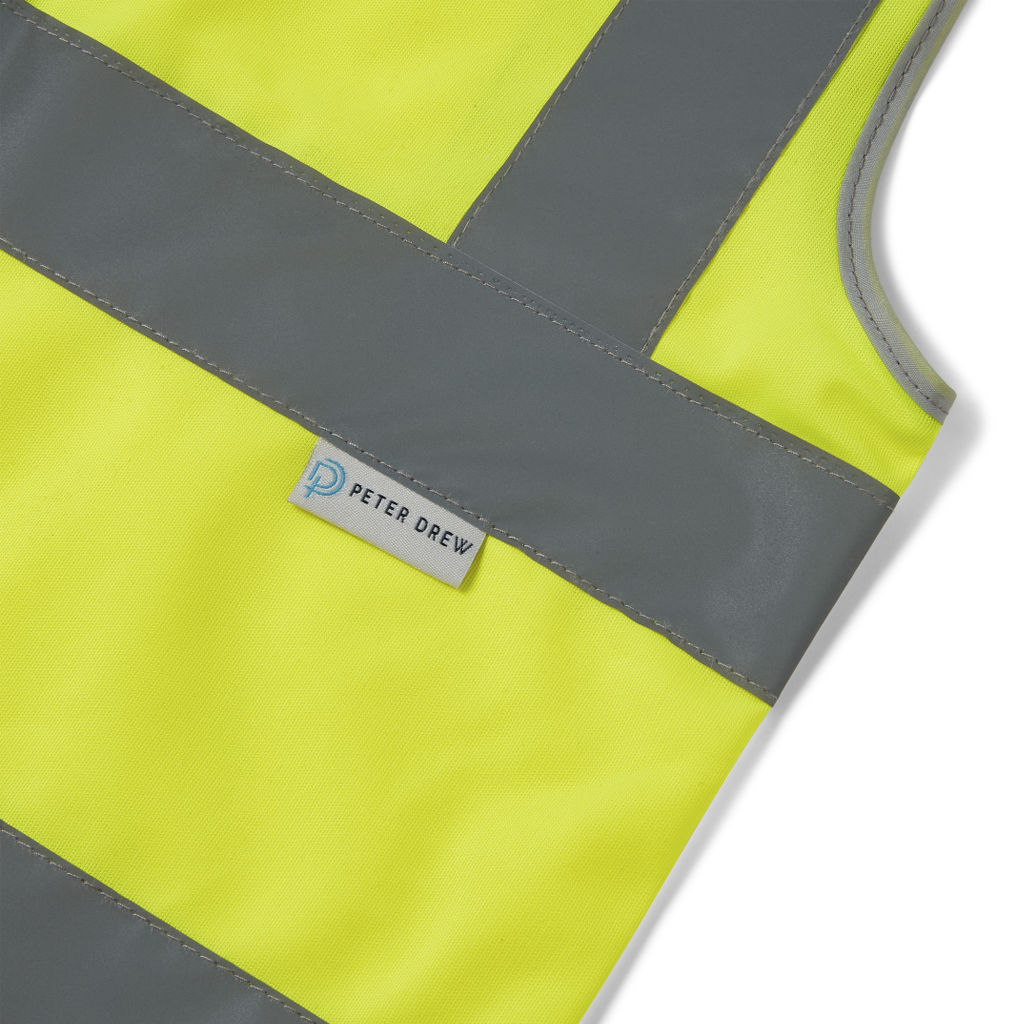 Recycled Hi-Vis Zip Security Vest