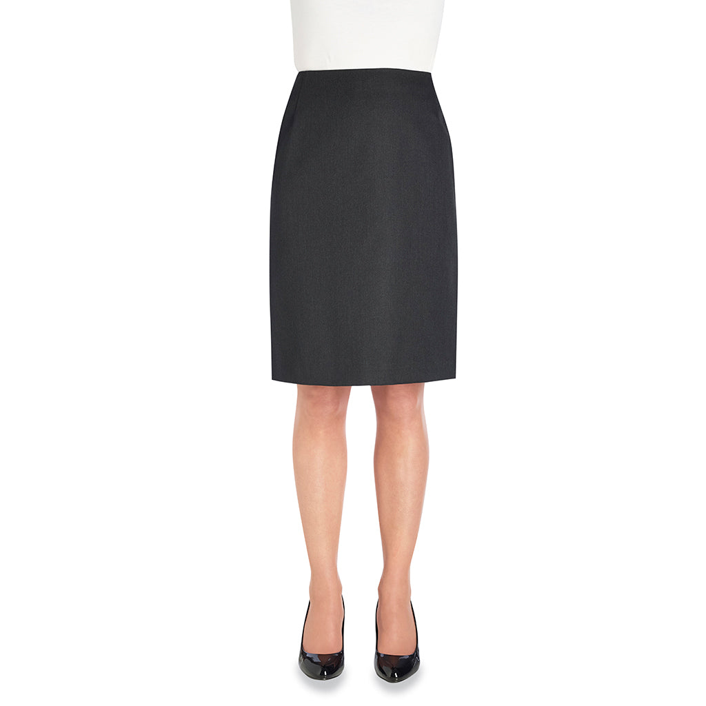 Sigma Straight Skirt Charcoal