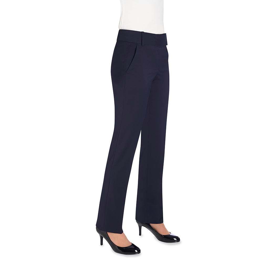 Buy Otia Poly Cotton Formal Stretchable Nave Blue Pants for Girls Women  Office wear  Latest Slim Fit Western Low Waist Elastic Trouser Pant at  Amazonin