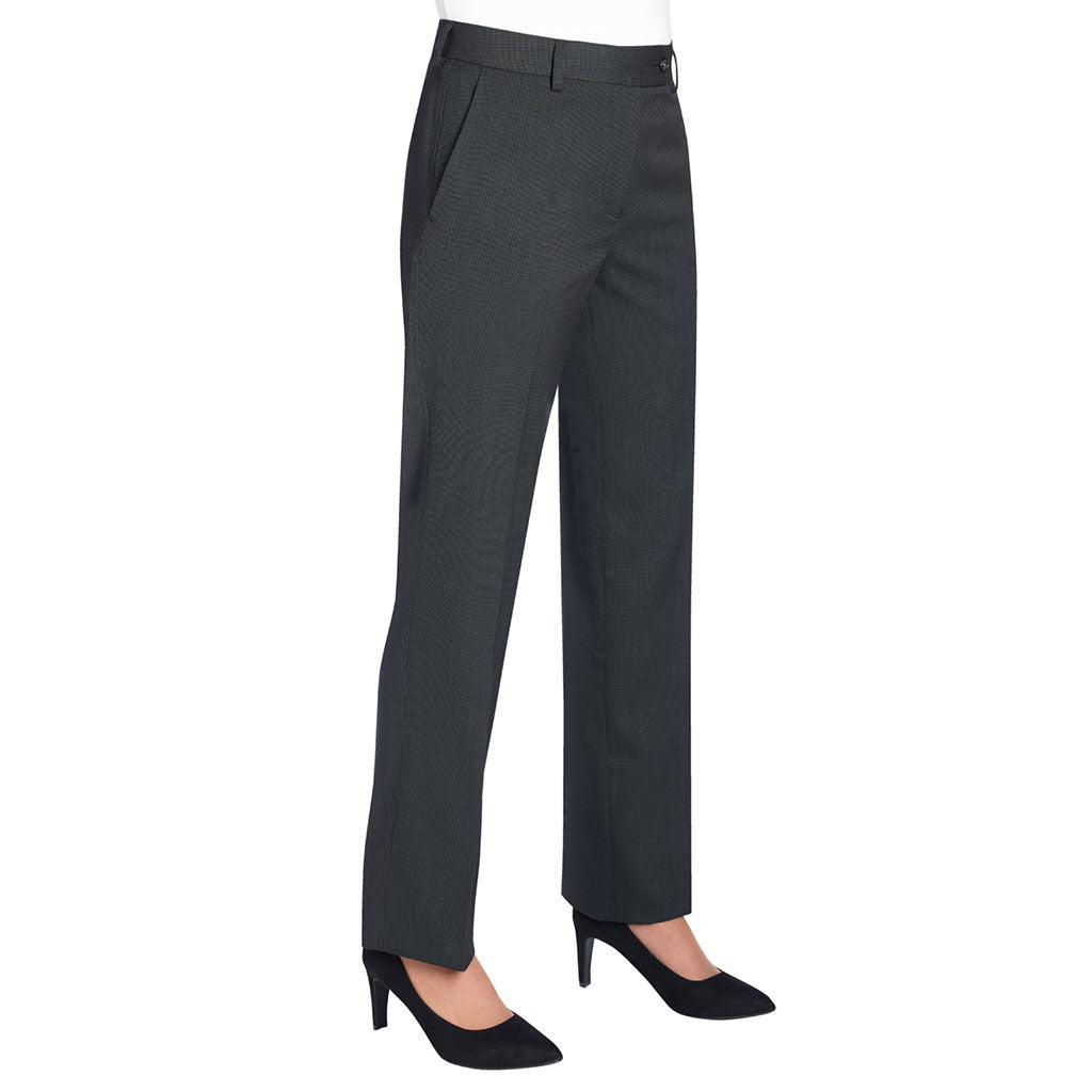 Bianca Tailored Fit Trouser Charcoal P/Dot
