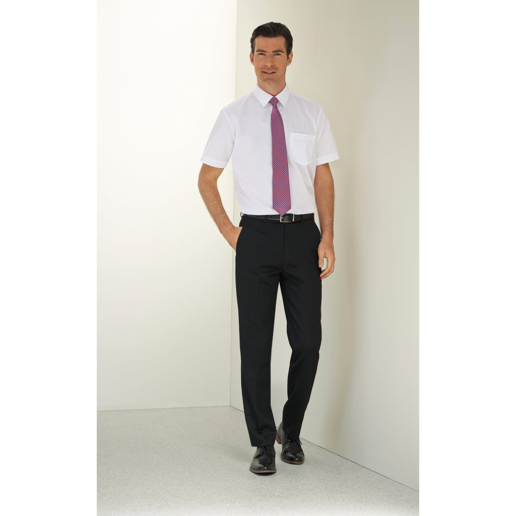 Apollo Flat Front Trouser Charcoal