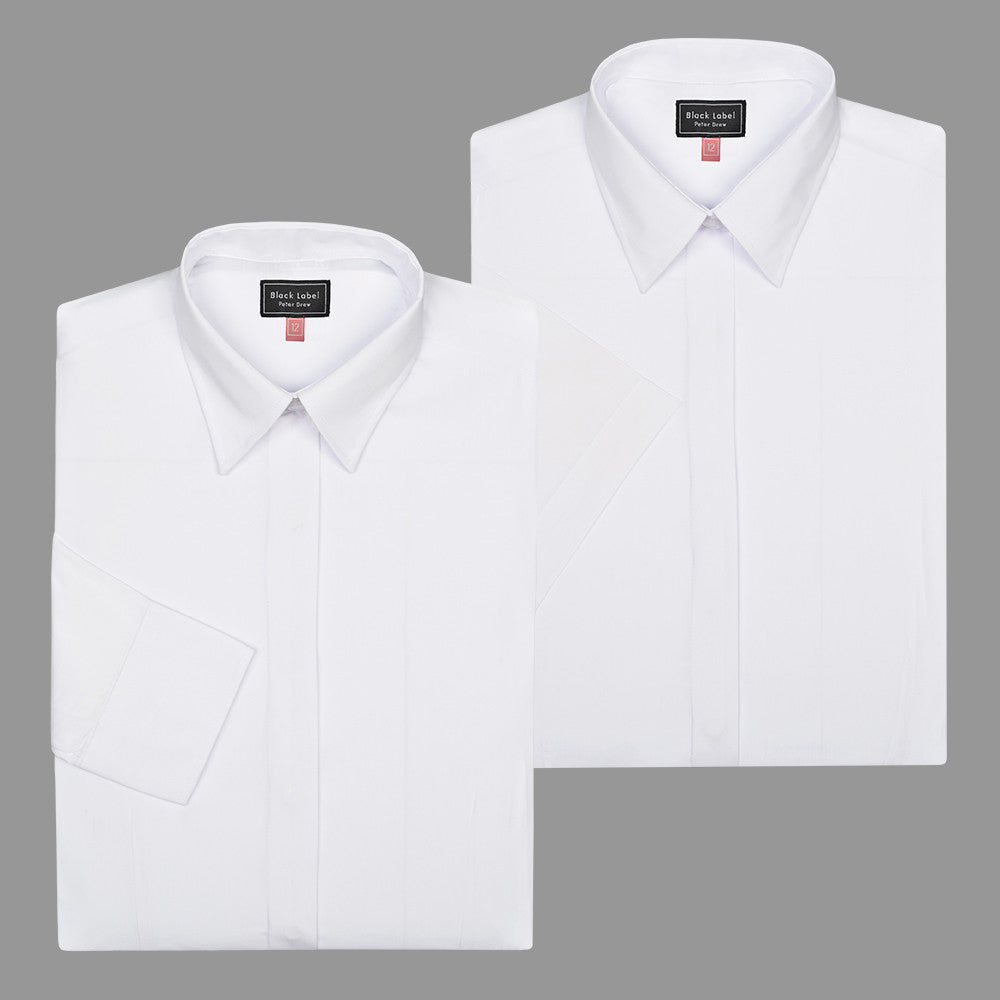 Ladies Fly-Front Shirt - peterdrew.com
 - 1