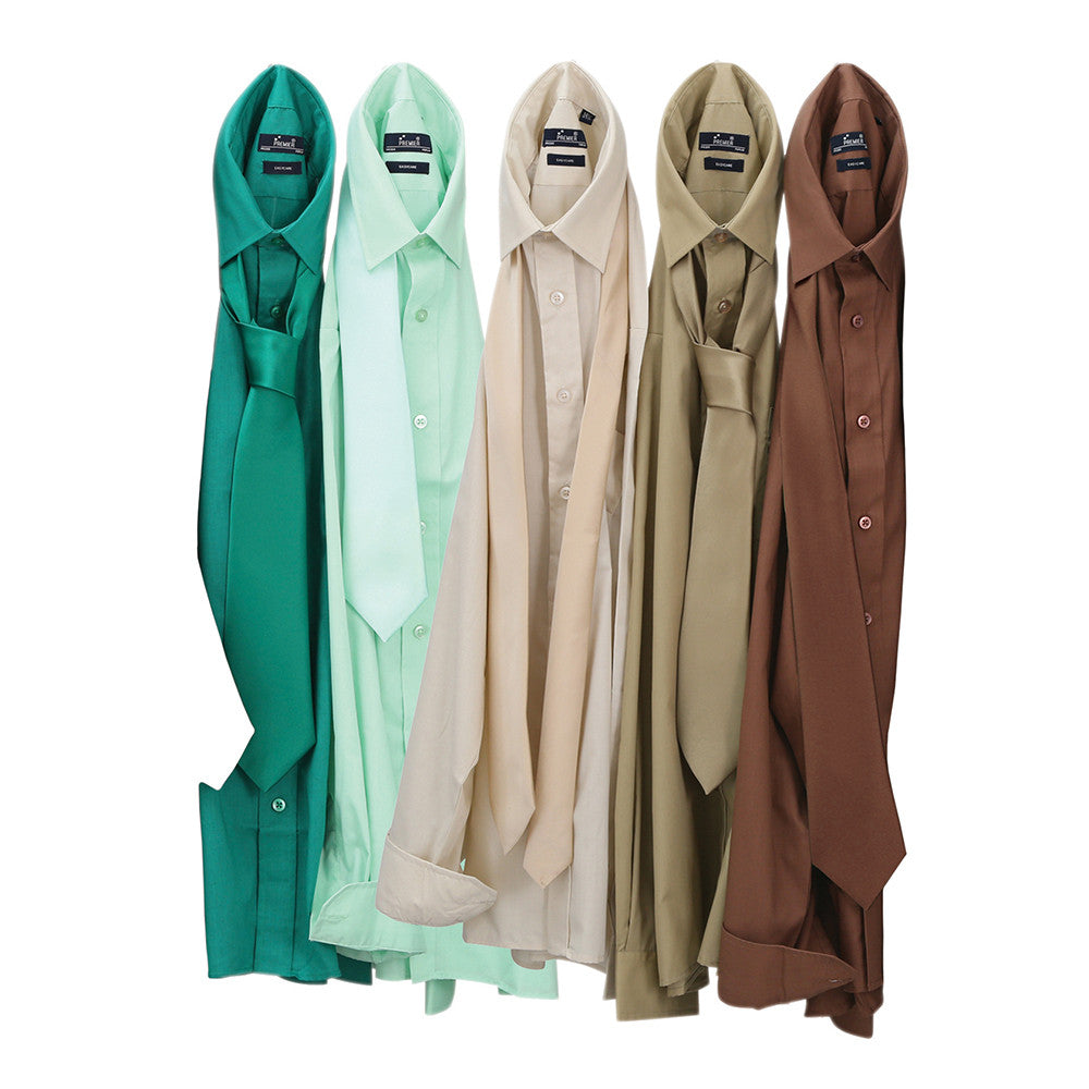 Premier Poplin Shirts (Emerald, Aqua, Natural, Khaki, Mocha) - peterdrew.com
 - 1