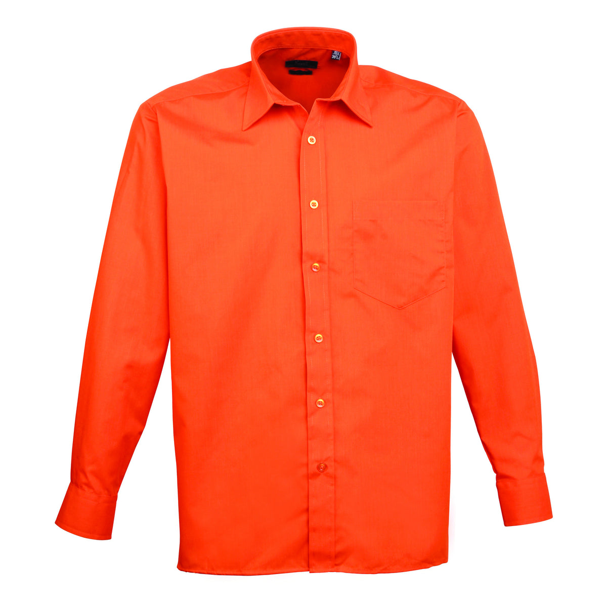 Premier Poplin Shirts (Orange, Sunflower, White, Lime, Bottle) - peterdrew.com
 - 5