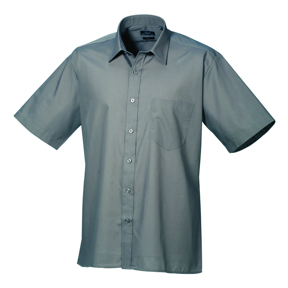 Premier Poplin Shirts (Silver, Brown, Drk Grey, Steel, Black) - peterdrew.com
 - 5