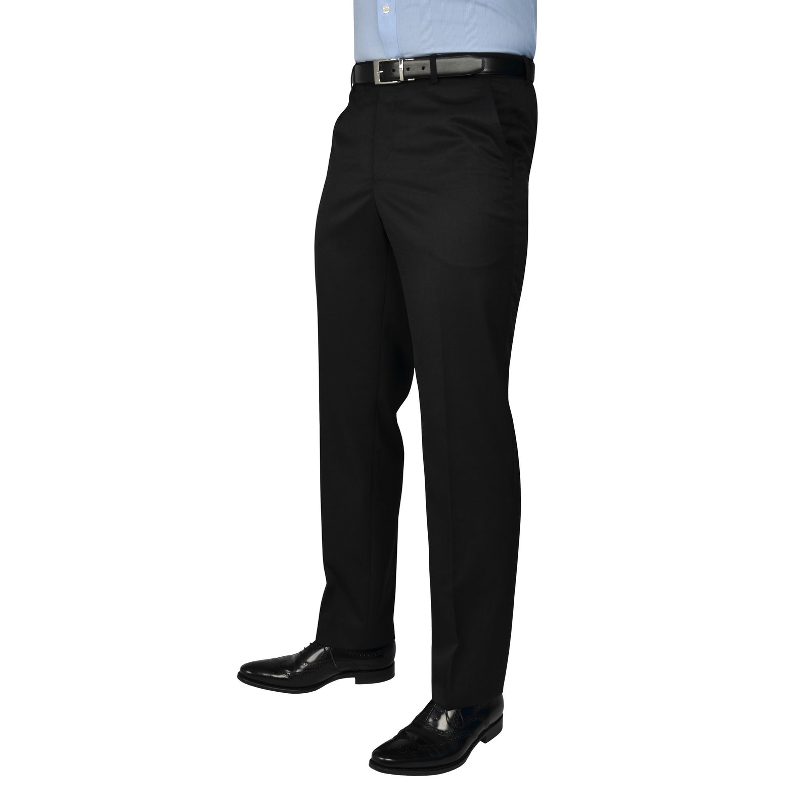 Black Label Trousers Black - peterdrew.com
 - 1