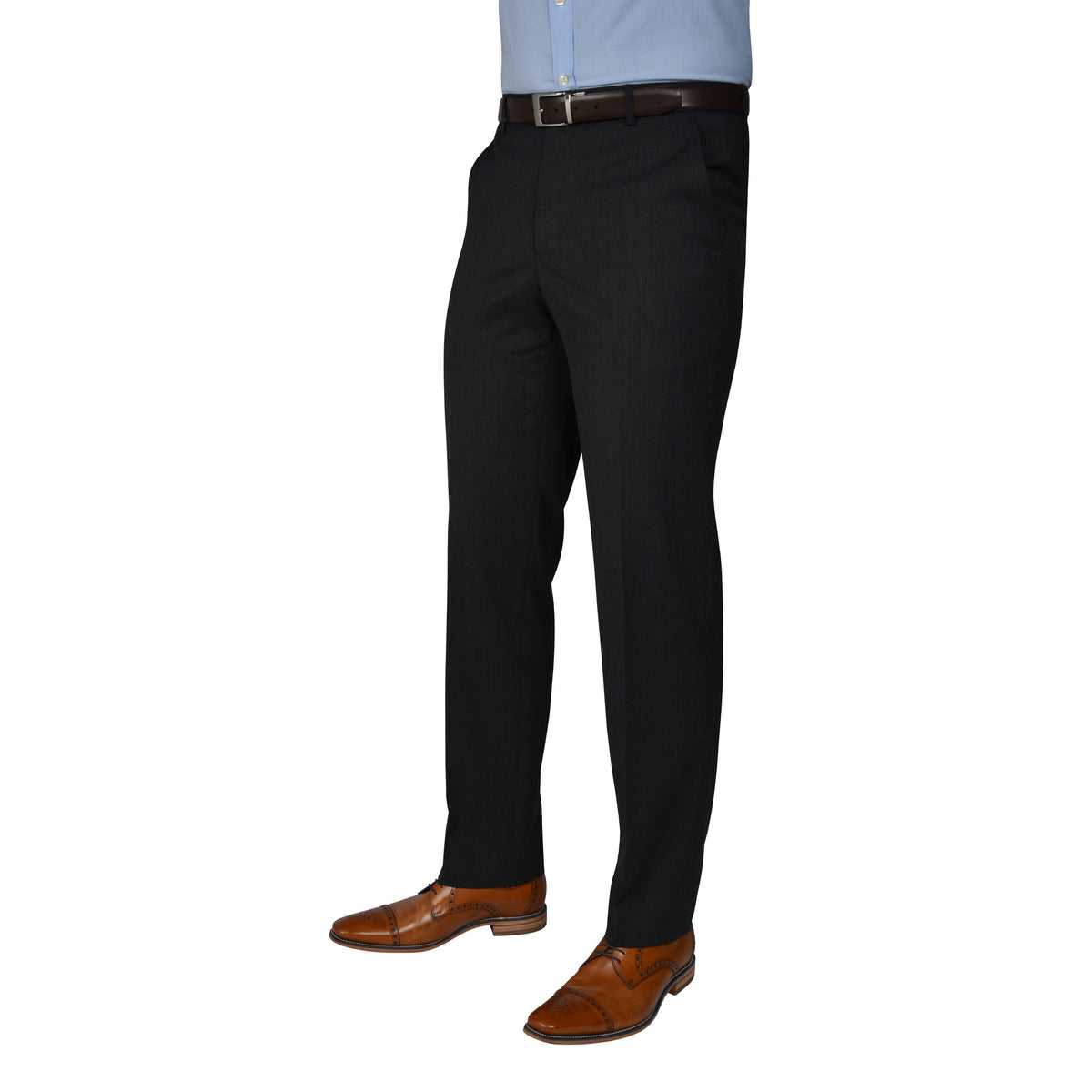 Black Label Trousers Charcoal - peterdrew.com
 - 1