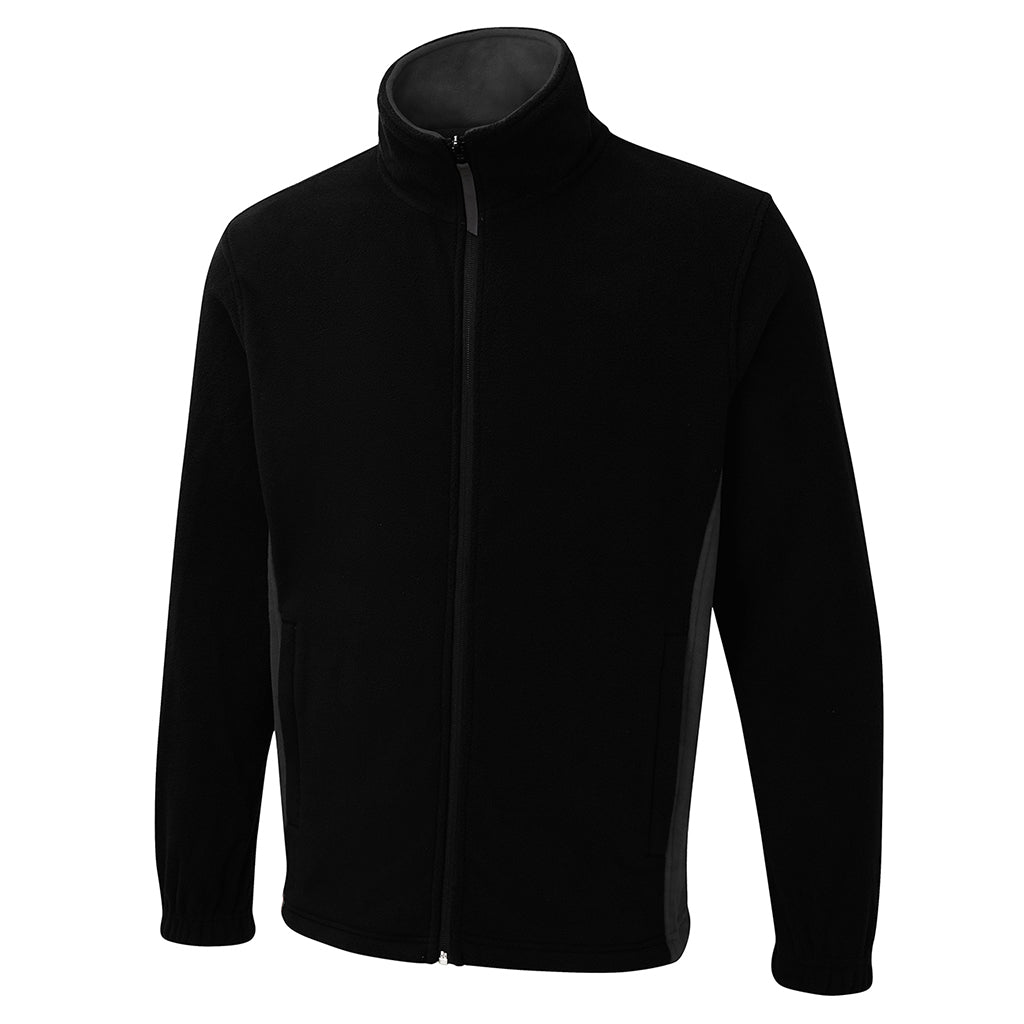 Two Tone Full Zip Fleece Jacket - UC617