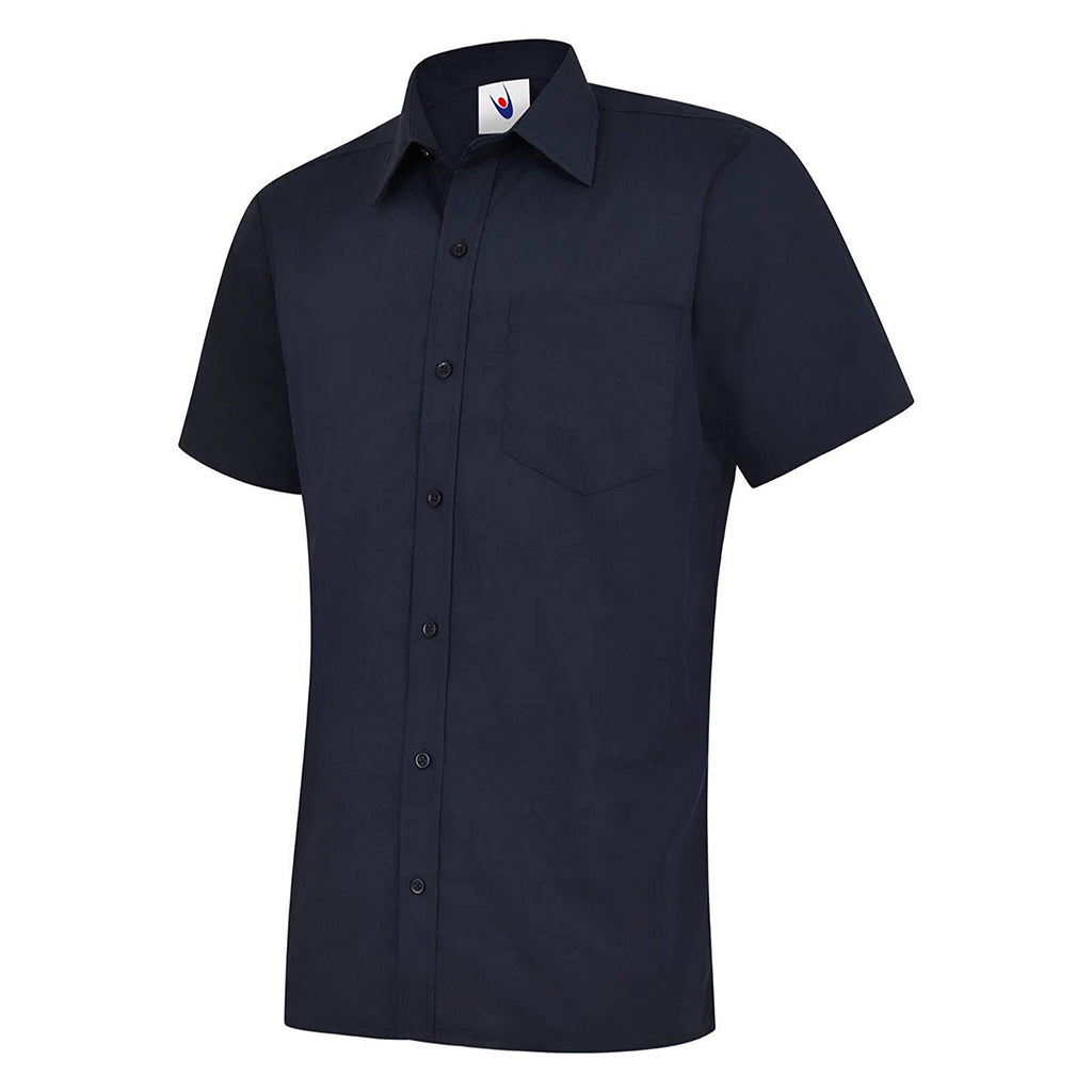 Mens Poplin Half Sleeve Shirt - UC710