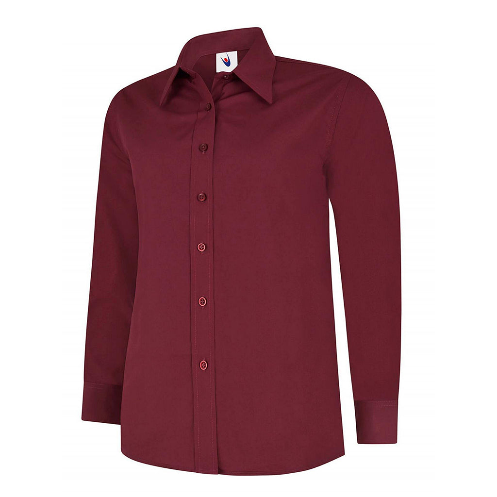 Ladies Poplin Full Sleeve Shirt - UC711