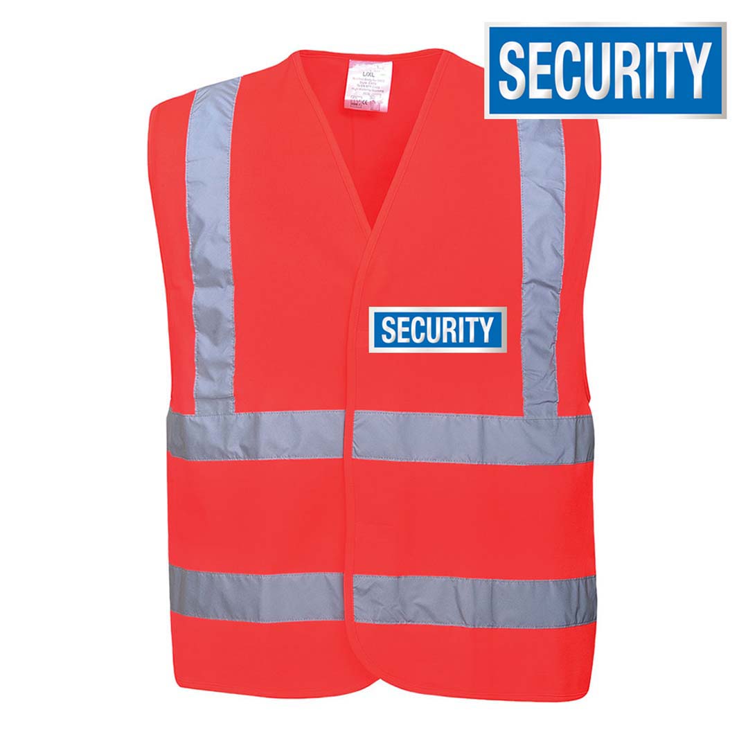Hi-Vis Velcro Security Vest