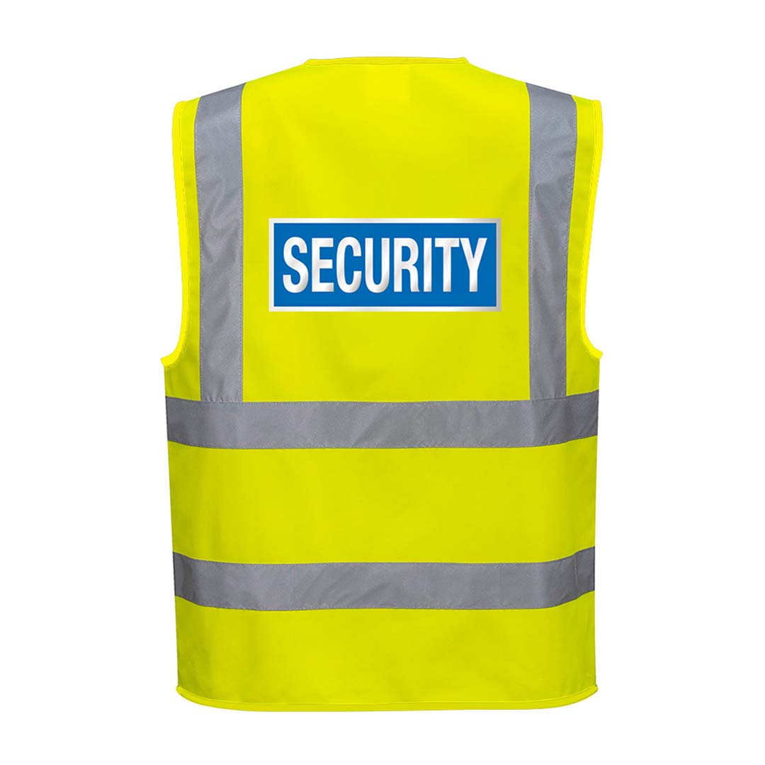 Hi-Vis Zip Band &amp; Brace Security Vest