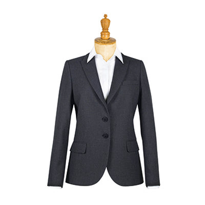 Temple Two Button Ladies Jacket Charcoal