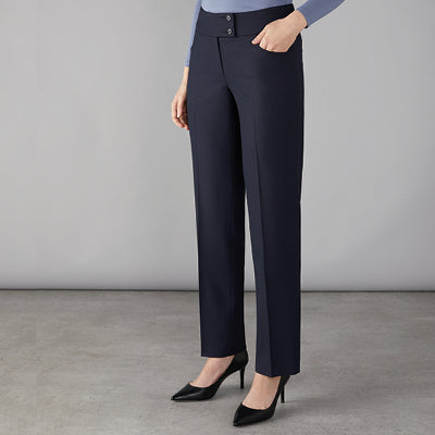 Wolfe Ladies Trousers Navy Navy Dot