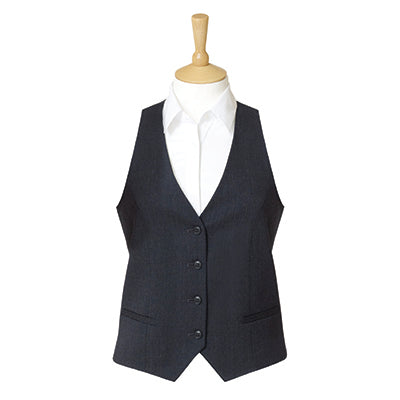 Strand Four Button Ladies Waistcoat Charcoal