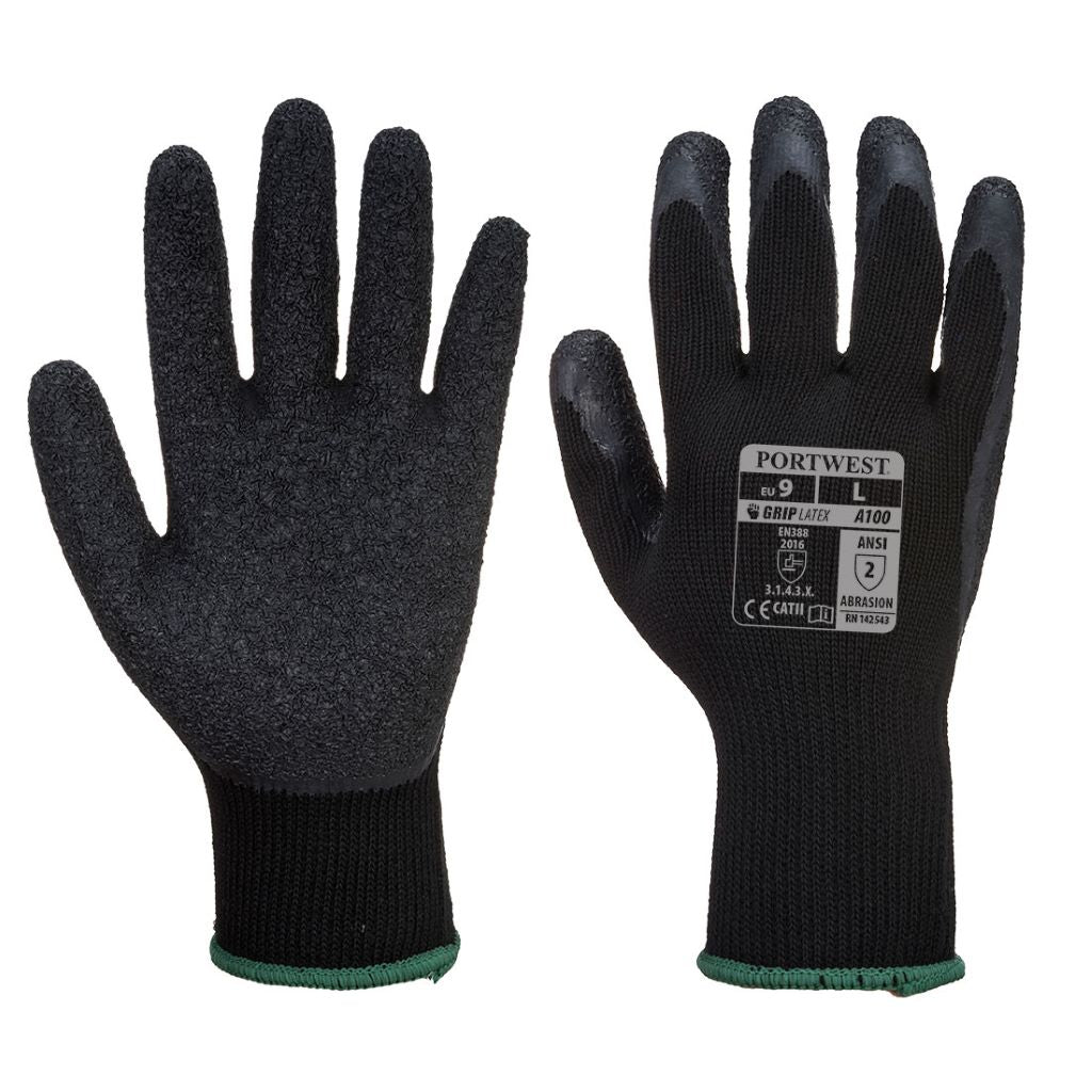 Grip Glove A100 Black/Black
