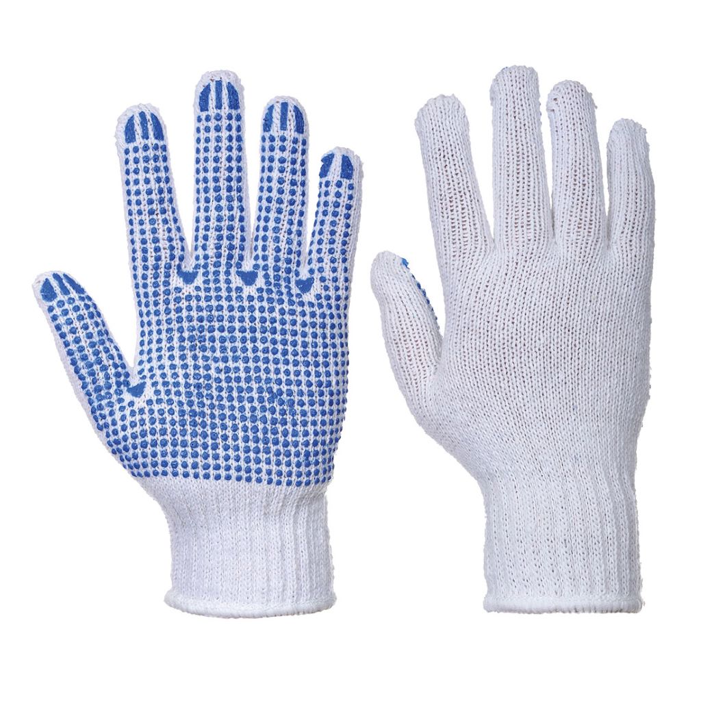 Classic Polka Dot Glove A111 WhiteBlue