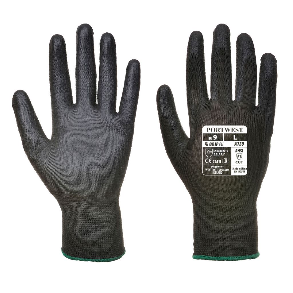 PU Palm Glove A120 Black