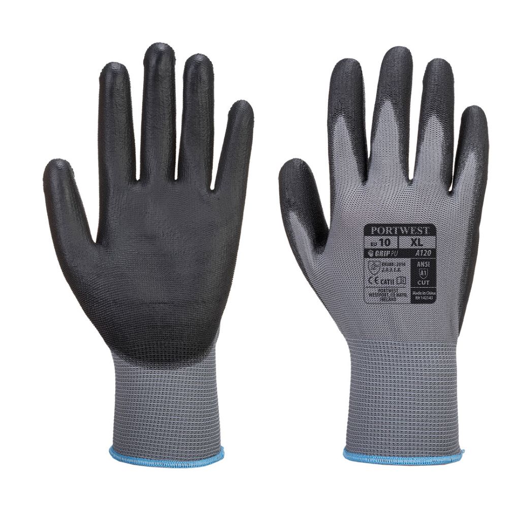 PU Palm Glove A120 GreyBlack