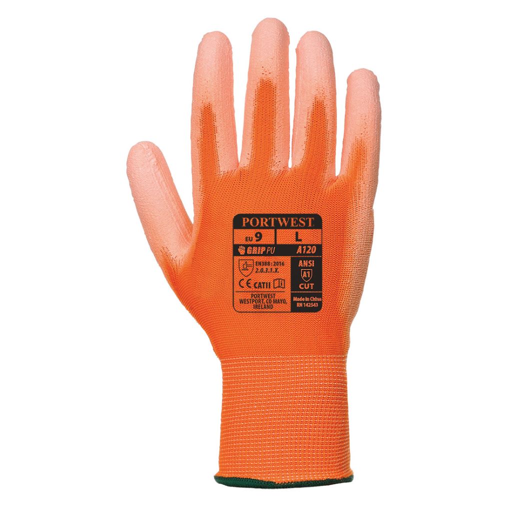 PU Palm Glove A120 OrangeOrange