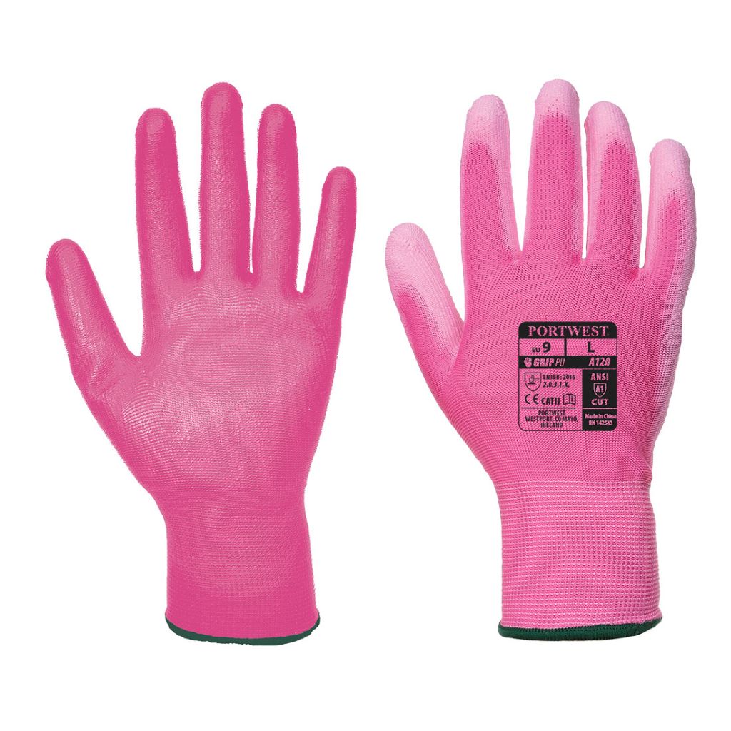 PU Palm Glove A120 Pink