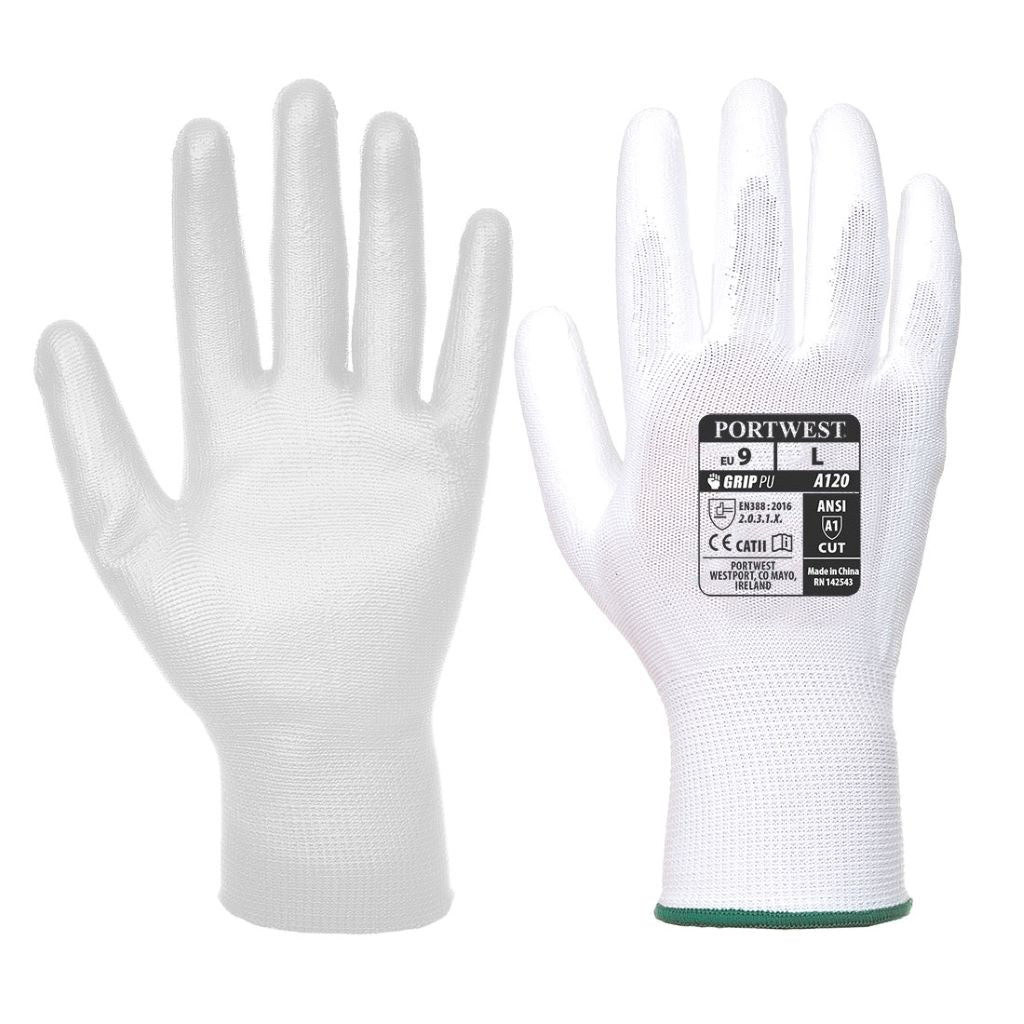 PU Palm Glove A120 White