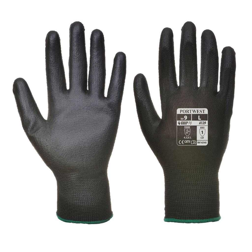 PU Palm Glove  (480 pairs) A129 Black