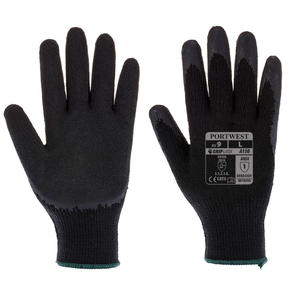 Classic Grip Glove A150 Black/Black