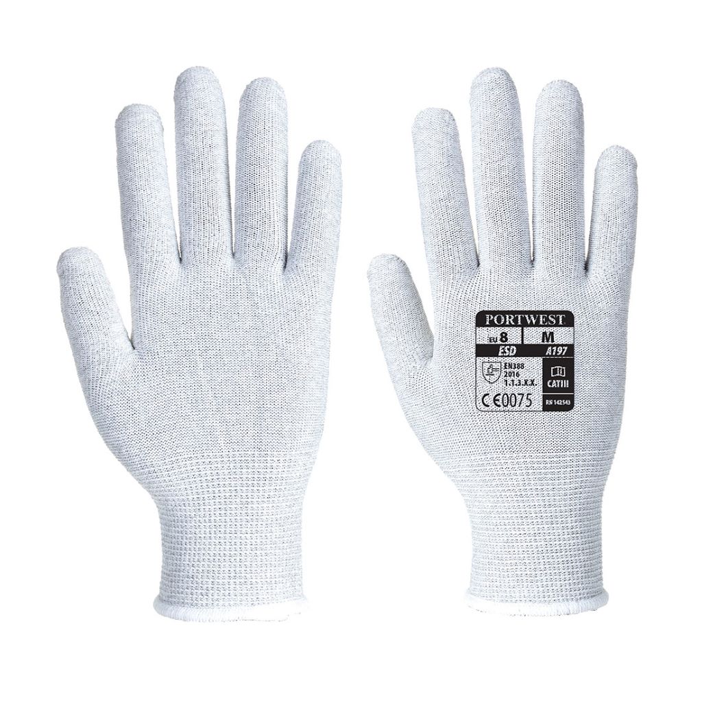 Antistatic Shell Glove A197 Grey