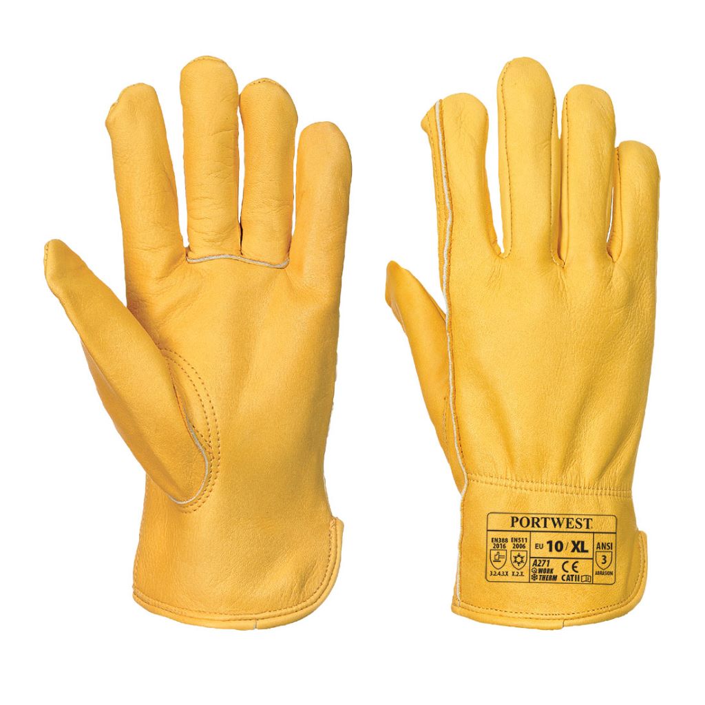 Lined Driver Glove A271 Tan