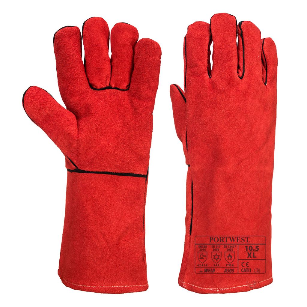 Winter Welding Gauntlet A505 Red