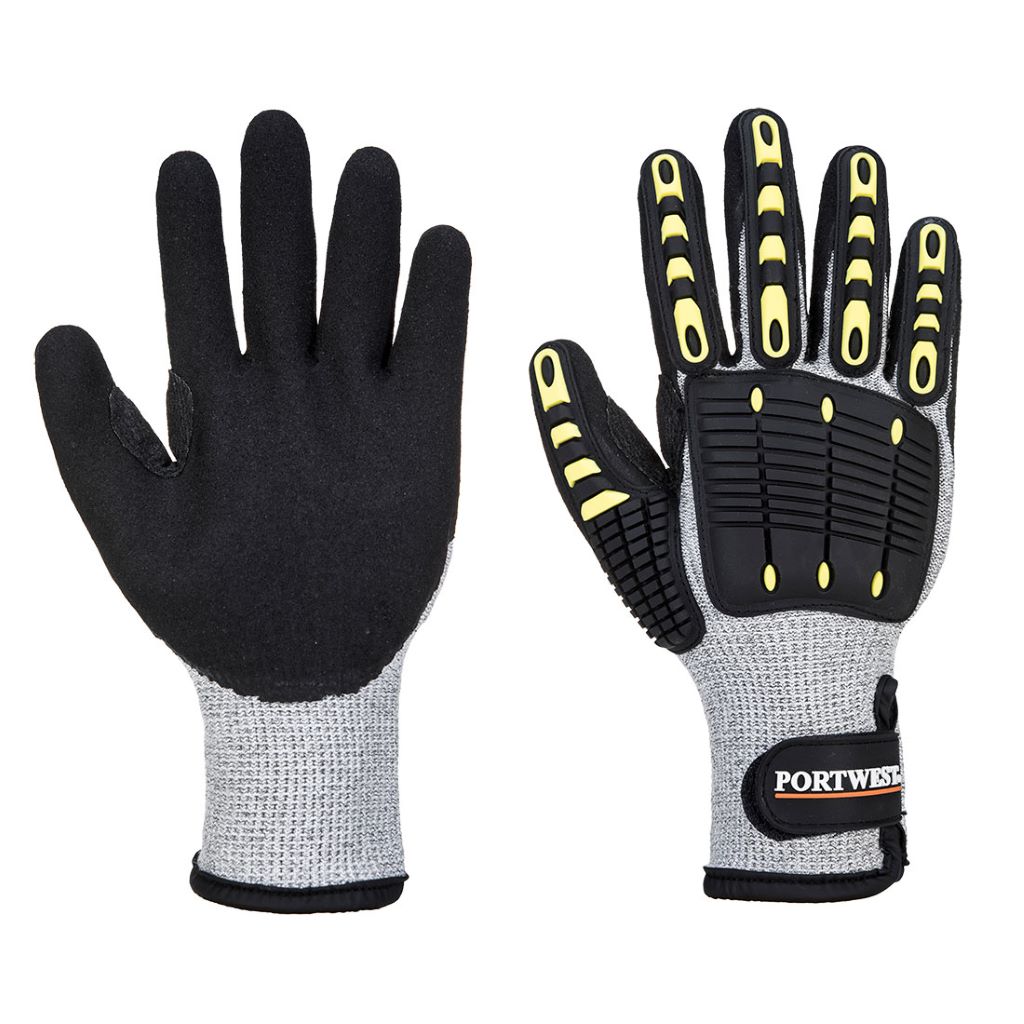 TPV Impact Therm Cut Glove A729 GreyBlack
