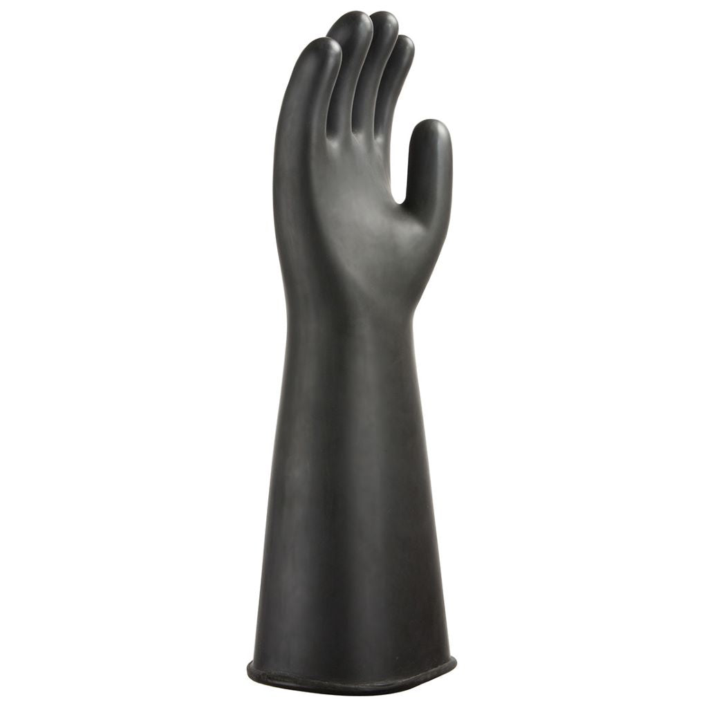 Heavy Latex Gauntlet  44cm A802 Black