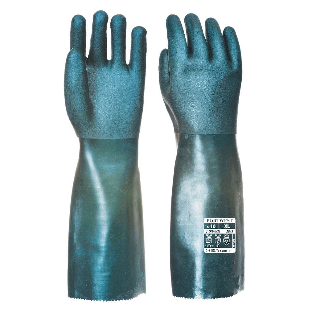 Double Dipped PVC Gauntlet A845 Green
