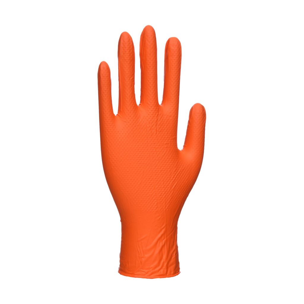 Nitrile HD Disp Gloves (Pk100) A930 Orange