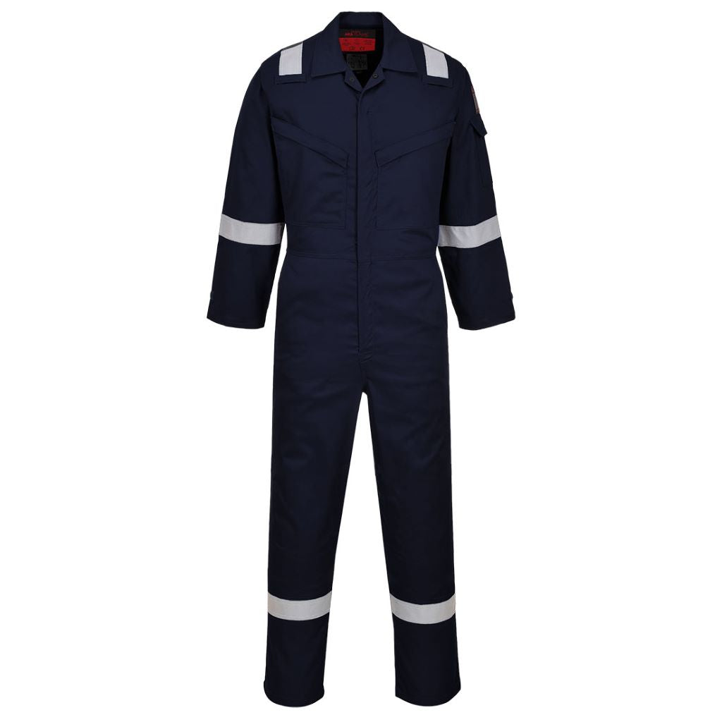 Araflame Silver Coverall AF73 Navy