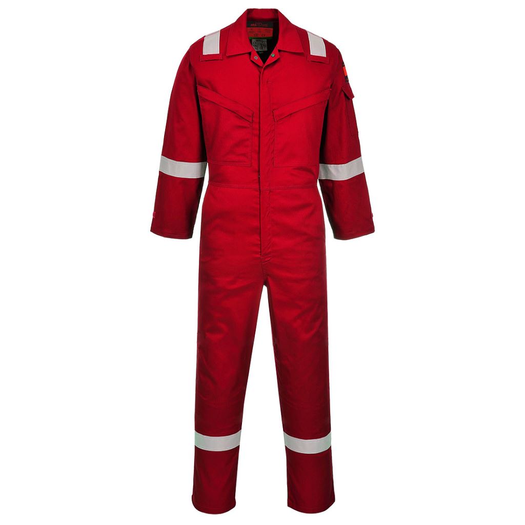 Araflame Silver Coverall AF73 Red