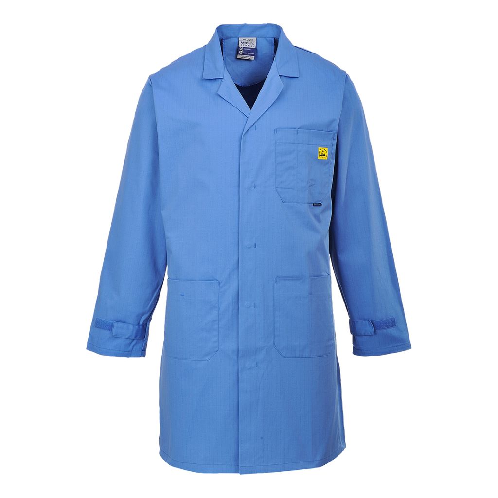 Anti Static Coat AS10 HospitalBlue