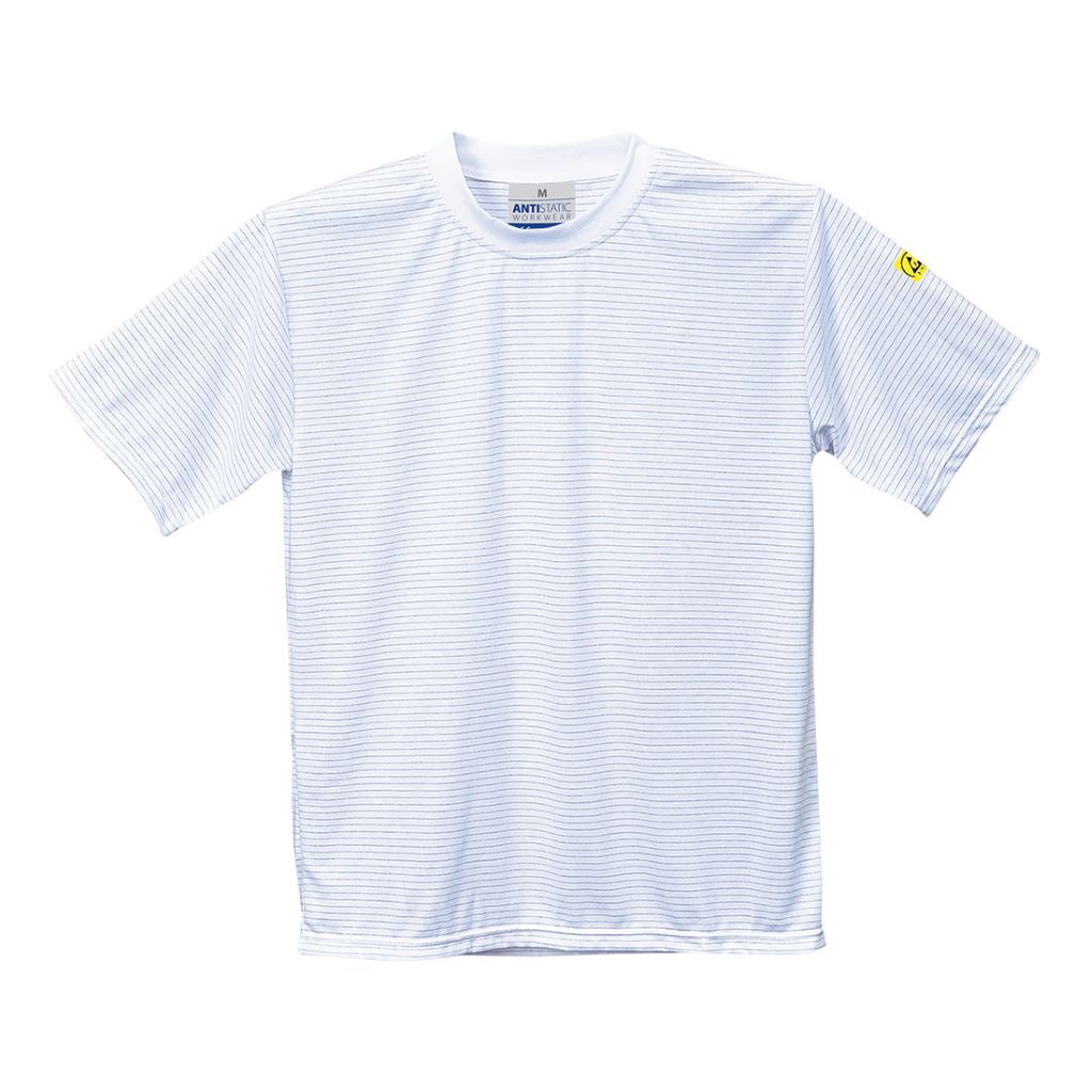 Antistatic ESD T-Shirt AS20 White