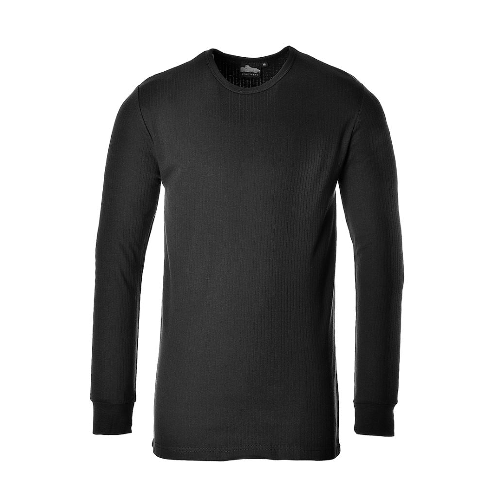 Thermal T-Shirt L/Slv B123 Black