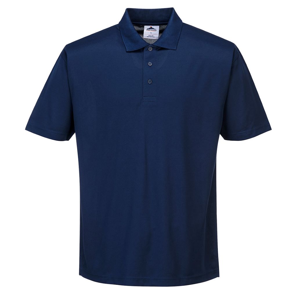 Polyester Polo Shirt B185 Navy
