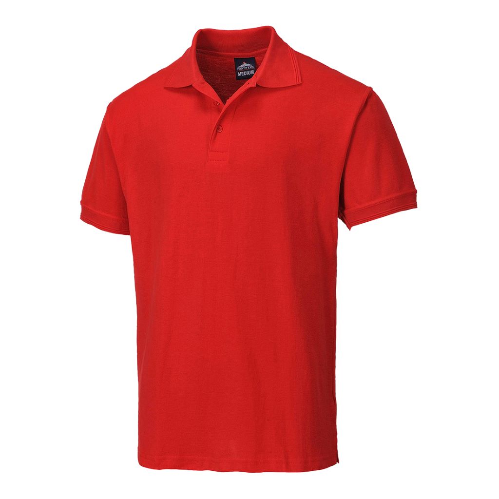 Naples Polo Shirt B210 Red