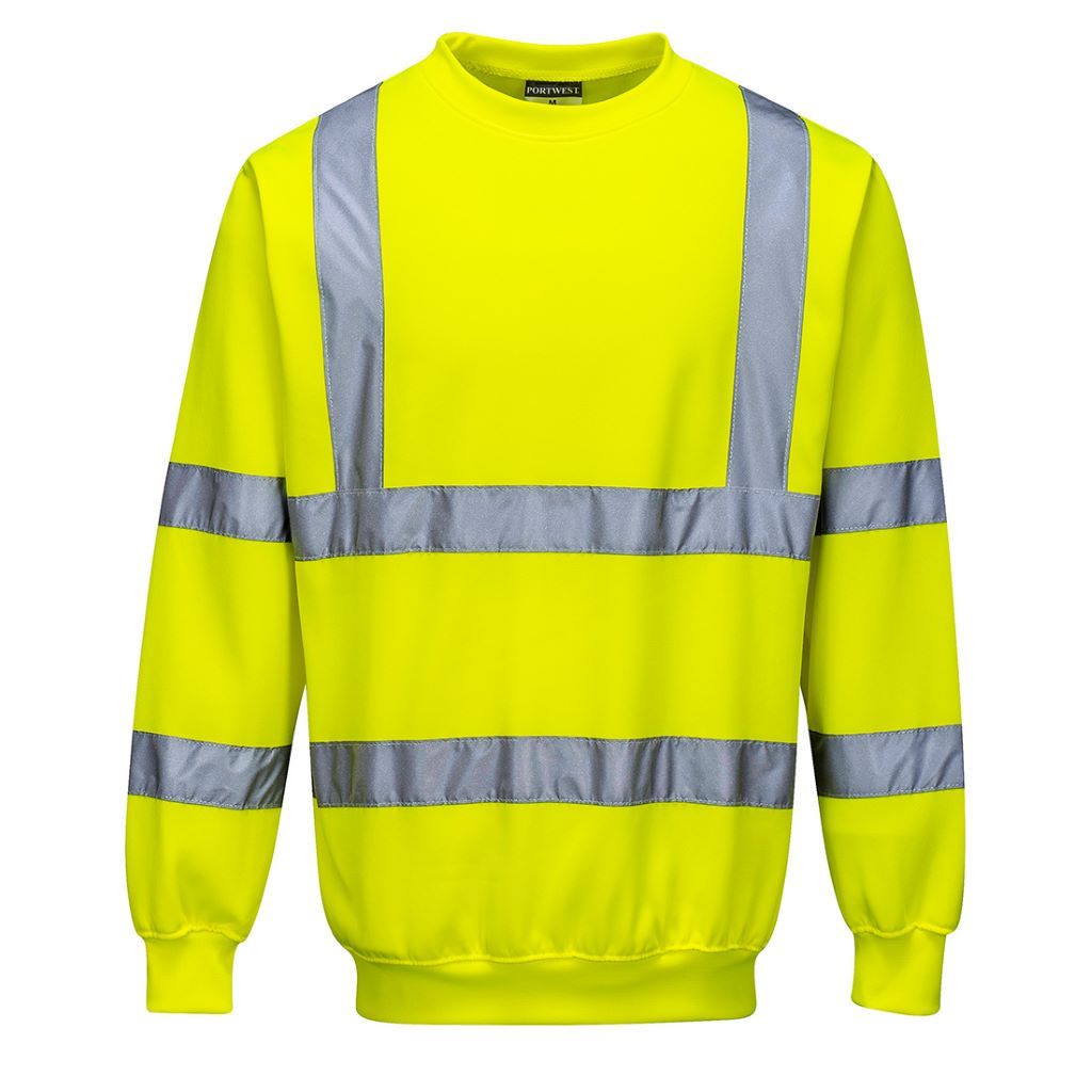 Hi-Vis Sweatshirt B303 Yellow
