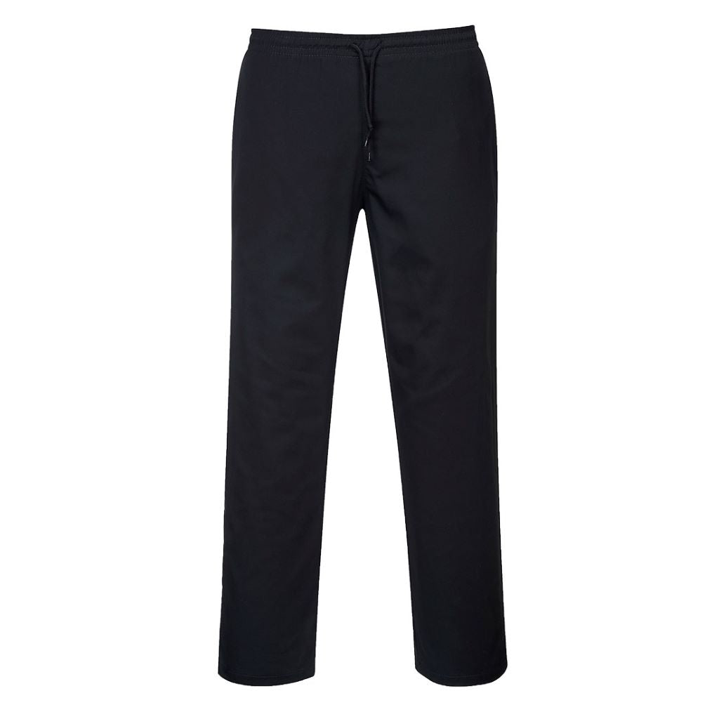 Drawstring Chef Trousers C070 Black