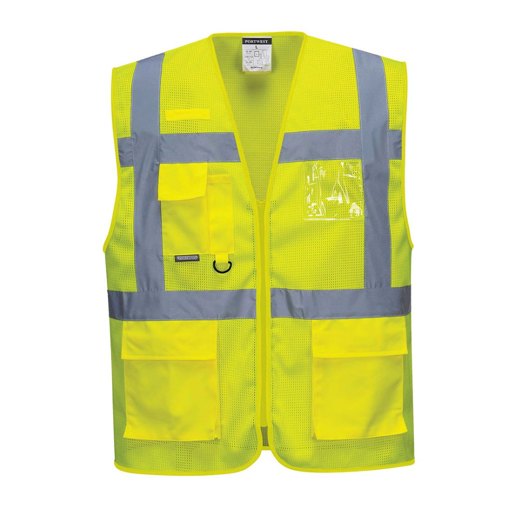 Athens MeshAir Executive Vest C376 Yellow
