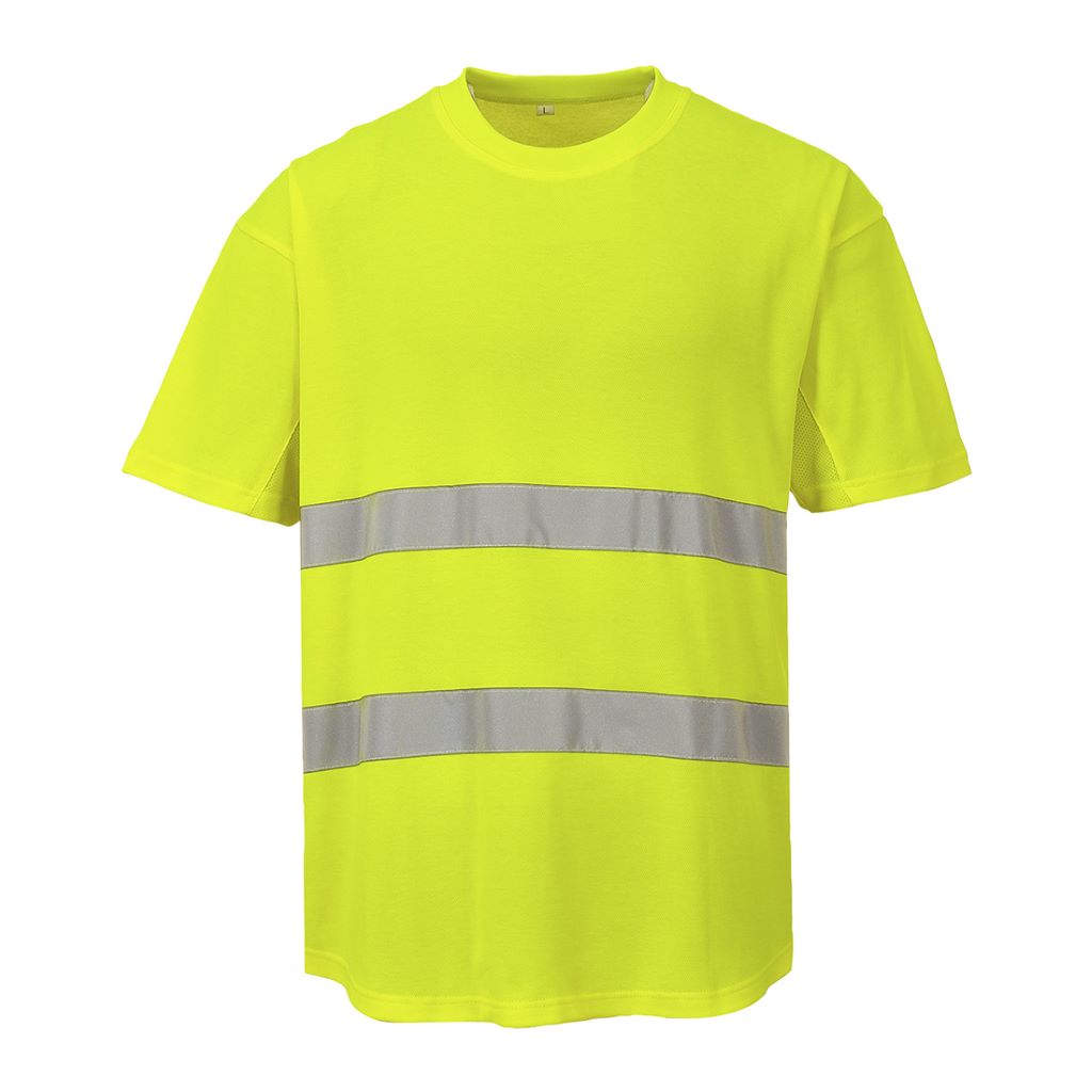 Hi-Vis Mesh T-Shirt C394 Yellow