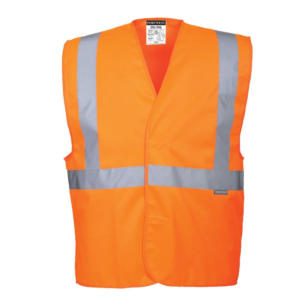 Hi-Vis 1 Band Vest C472 Orange